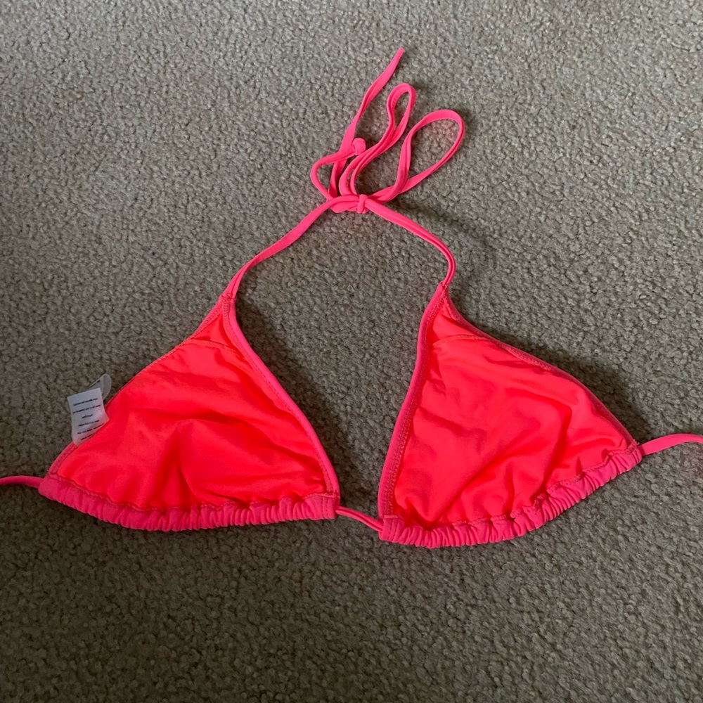 Neon Triangle Bikini Top